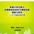 影響大學(xué)生參與志愿服務(wù)的目的與激勵因素調(diào)查與研究